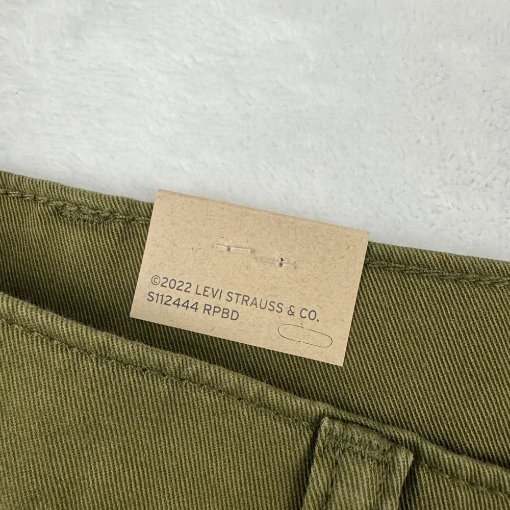 Levis XX Chino Relaxed Shorts Mens 42 Olive Green Stretch Twill 8 Inseam NEW NWT